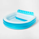 Oval Kiddie Pool with Bench - 140 Gallon