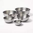 Stainless Steel Non-Slip Mixing Bowls - Silver