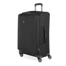 Checked Spinner Suitcase - Black