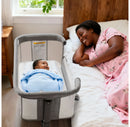 Baby Bassinet 2 in 1 Bedside Sleeper - Dark Gray