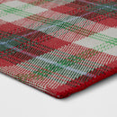 Rectangle Plaid Rug - Indoor Accent