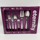 Eternity 45 Piece 18/10 Stainless Steel Flatware Set
