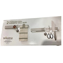 2 Stainless Steel Magnetic Wall Bars Knife Holder