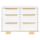 Yuzu 6-Drawer Dresser - White/Natural