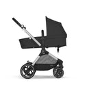 Eos 5-in-1 Travel System Stroller + Lightweight Aton G Infant Car Seat - Moon Black
