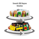2-Tier Snack Carousel Countertop Organizer