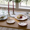 4-Pack 8.625" Salad Plates - Red Pattern