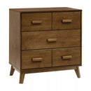 Scoot 3-Drawer Changer Dresser - Natural Walnut