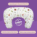 Nursing Pillow - Neutral Plants and Animals