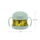 Tweat Snack Container - Sage/Cloudy Blue