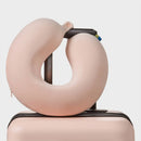 Memory Foam Travel Neck Pillow - Pink