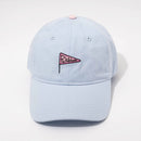 Adjustable Cotton Sports Cap - Blue/Pink