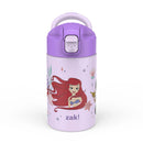 14 fl oz Stainless Steel Vacuum Insulated Princess Water Bottle - Purple