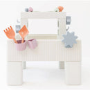 Tide 2-in-1 Water Table and Sensory Table with Cover - Light Gray