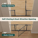 Extra Wide Dog Gate for Large Openings - Grey