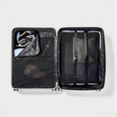 Large Checked Hardside Spinner Suitcase - Matte Atmosphere