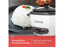 3-Cup Rice Cooker - Black