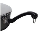 Covered Straining Saucepan - Stainless Steel