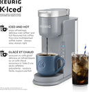 K-Iced Single Serve K-Cup Pod Coffee Maker - Grey