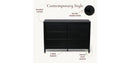 Aster 6 Drawer Dresser - Black