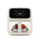4.2 QT Digital Air Fryer Glass Basket - Off-White