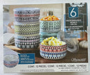 6-Piece Stoneware Bowl Set