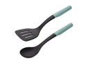 Nylon and ABS Spoon and Turner Set - Aqua Blue