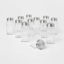 3oz Square Spice Jar Set - 12 Pack