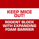 Tomcat Rodent Block Toxic Bitrex Exclusion Sealant Foam For Mice 12 oz 1 pk
