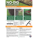 EasyFlex 20 ft. L X 1.5 in. H Plastic Black Landscape Edging Kit