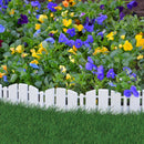 EasyFlex 10 ft. L Plastic White Landscape Edging Kit