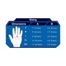 General Electric Unisex Dipped Gloves Black/Blue L 1 pair