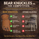 Bear Knuckles Driver Gloves Brown M 1 pk