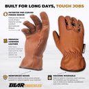 Bear Knuckles Driver Gloves Brown L 1 pk