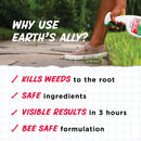 Earth's Ally Weed & Grass Killer Weed and Grass Killer RTU Liquid 24 oz, Pack of 6