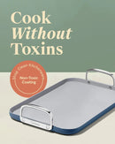 Double Burner Griddle - Natural Wood