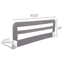 Toddler Bed Rail - Extra Long Swing Down Safety Guard Rail