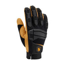 Carhartt Men's Indoor/Outdoor Knuckler Gloves Black/Yellow XL 1 pair