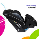 Easy Elite Slim All-in-One Convertible Car Seat - Black