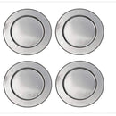 Set of 4 Charger Plates - Stainless