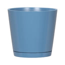 L&G 5.7 in. H X 6 in. W X 6 in. D X 6 in. D Resin Planter Blue