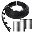 Master Mark 50 ft. L X 1.5 in. H Plastic Black Landscape Edging Kit, Pack of 4
