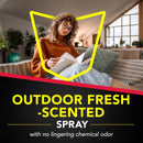 Raid Outdoor Fresh Ant and Roach Killer Aerosol 17.5 oz, Pack of 5