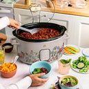 6 Qt Programmable Slow Cooker - Wildflower Porcini Taupe
