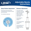 Orbit 2 in. H Adjustable Sprinkler Spray Head