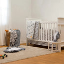 Bed Skirt - Gray Triangle
