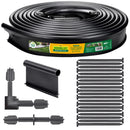 Master Mark 40 ft. L X 5 in. H Plastic Black Landscape Edging Kit