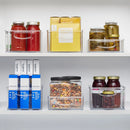 Clear Pantry Bins Set - 6 Pieces