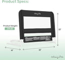 Lightweight Mesh Security Adjustable Bed Rail - Black