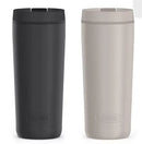 Stainless Steel 18oz Travel Tumbler 2-Pack - Black and Gray